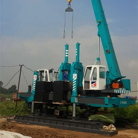 T-works - ZYC240B-B foundation sheet concretes tatic pile driver pressing machine Hydraulic Static Pile Driver 1
