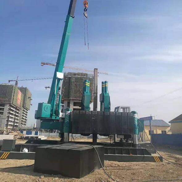 T-works - ZYC 120T changsha tianwei engineering used piling machine for real estate foundation by T-works Hydraulic Static Pile Driver 1