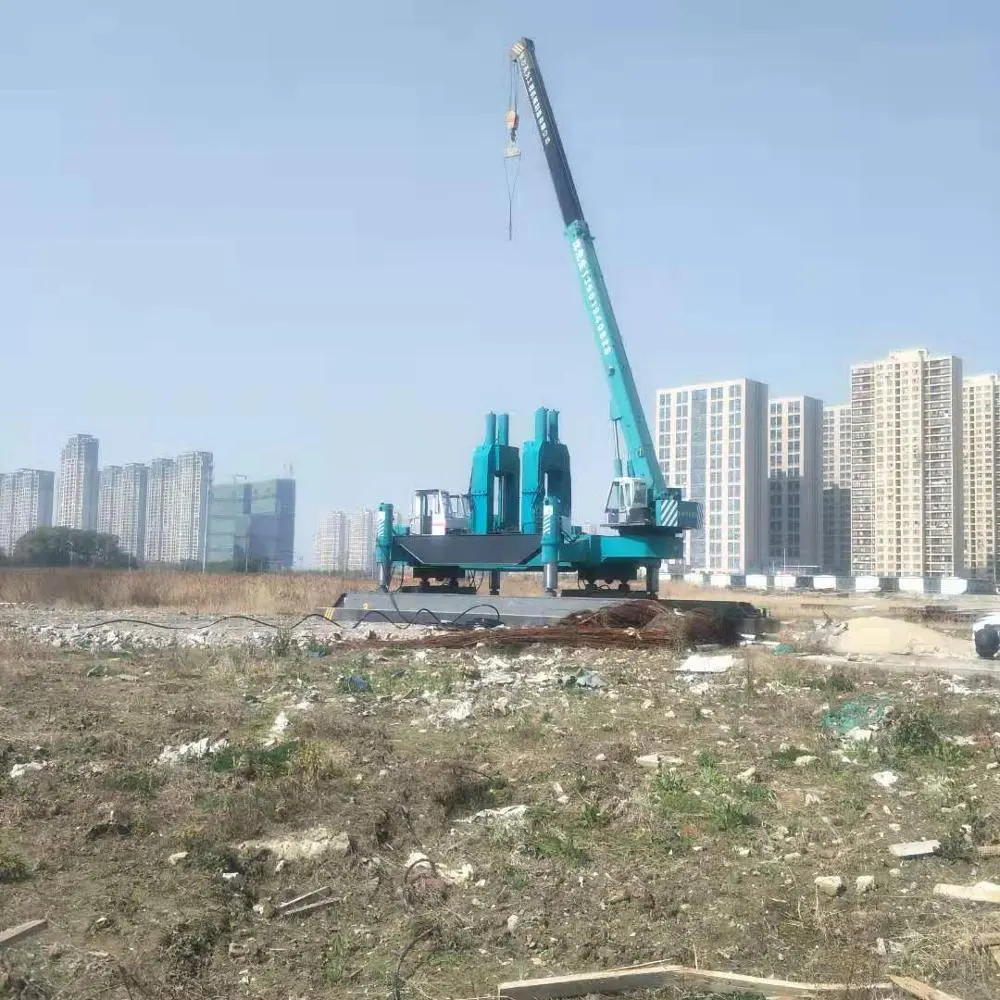 T-works - Hot sale ZYC800 jack in pile machine injection machine robot pile driver for phc pile Hydraulic Static Pile Driver 1