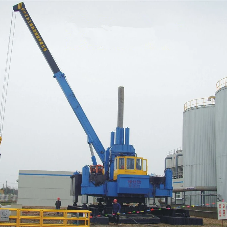 T-works - Hot sale ZYC600 Foundation piling machine for round pile & square pile with good price Hydraulic Static Pile Driver 1