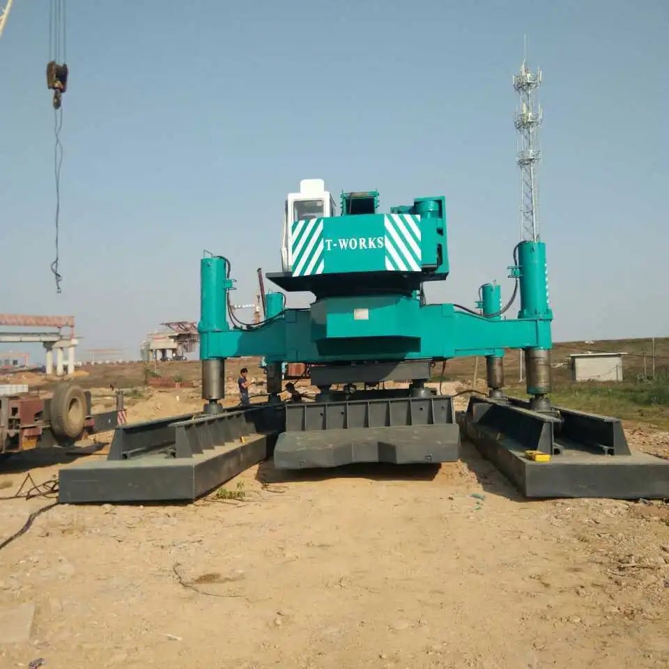 T-works - Big Piling Pressure Hydraulic Static Pile Driver for T-Works ZYC1060 Hydraulic Static Pile Driver 1