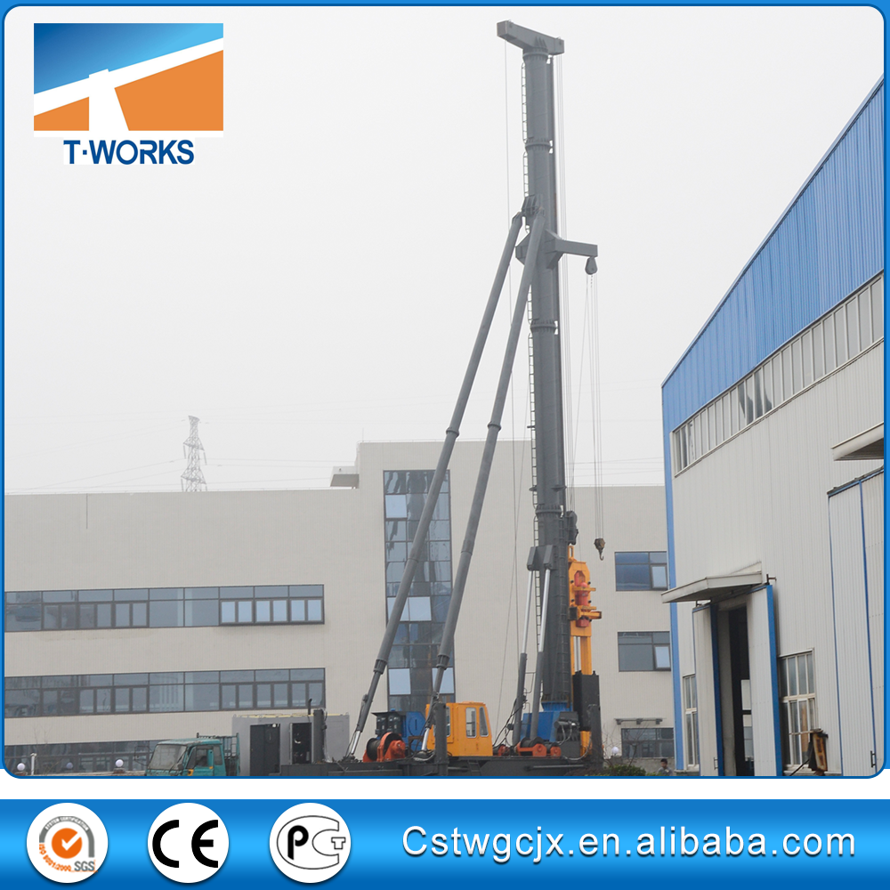 T-works - Hydraulic piling hammer 9T for precast concrete piles hydraulic piling hammer 6
