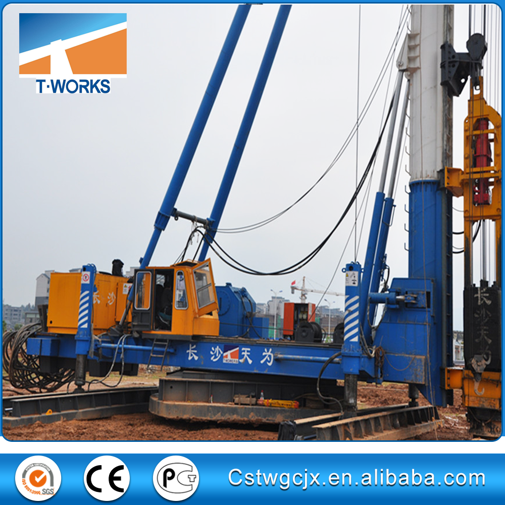 T-works - Hydraulic piling hammer 9T for precast concrete piles hydraulic piling hammer 4