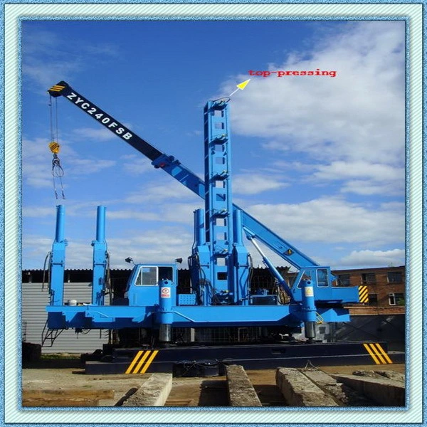 T-works - jack in pile machine concrete pile driving equipment Hydraulic Static Pile Driver 1
