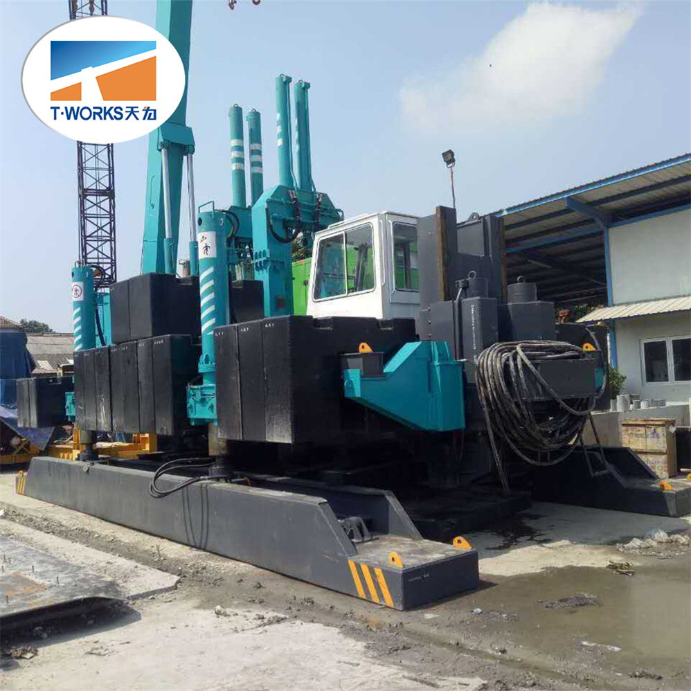 T-works - T-works manual pile driver concrete pile press machine ZYC100B-B1 Hydraulic Static Pile Driver 1