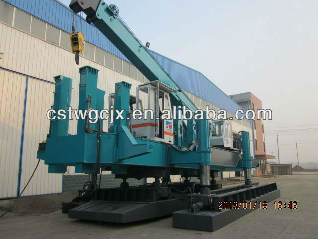 T-works - ZYC700 New Hydraulic static pile driver for silent piling for pressing the concrete pile without vibration by t-works Hydraulic Static Pile Driver 8