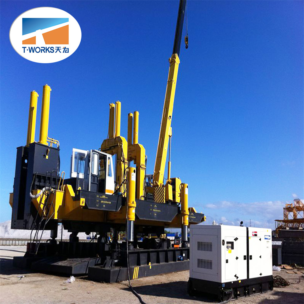 T-works - ZYC360 New piling equipment for silent piling for concrete pile without vibration and noise by changsha tianwei Hydraulic Static Pile Driver 1