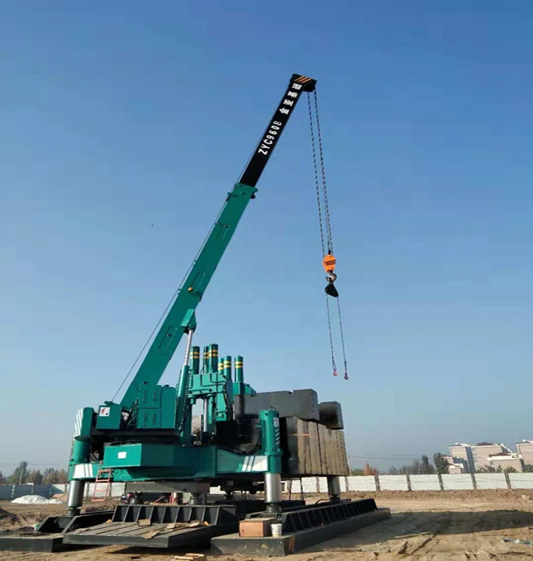 T-works - ZYC 600 ZYC500 Jack-in pile machine for pile driving pile and foundation concrete machine Hydraulic Static Pile Driver 1