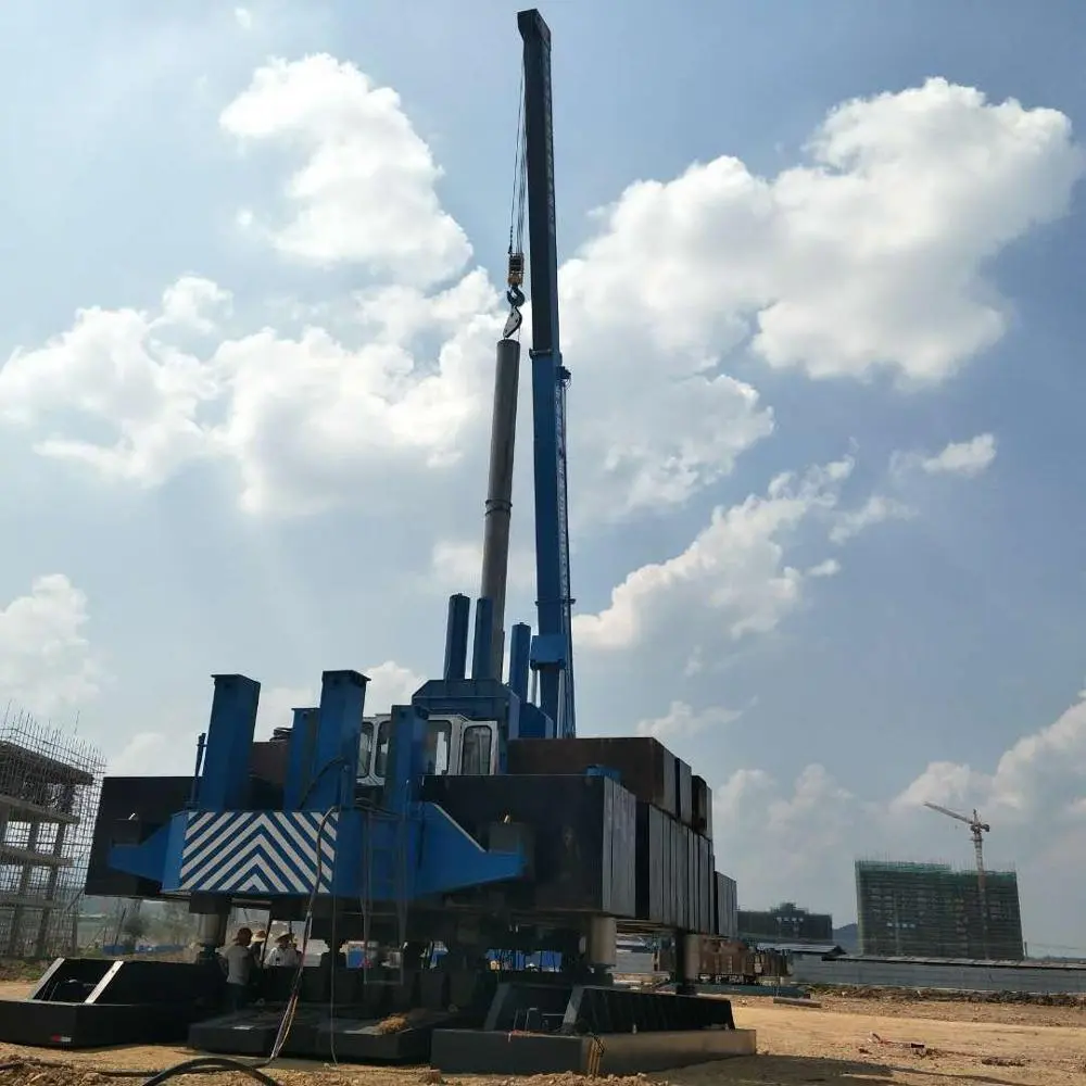 T-works - Hot sale ZYC360 hydraulic static pile driver jack-in pile machine for PHC pile without noise and vibration Hydraulic Static Pile Driver 1