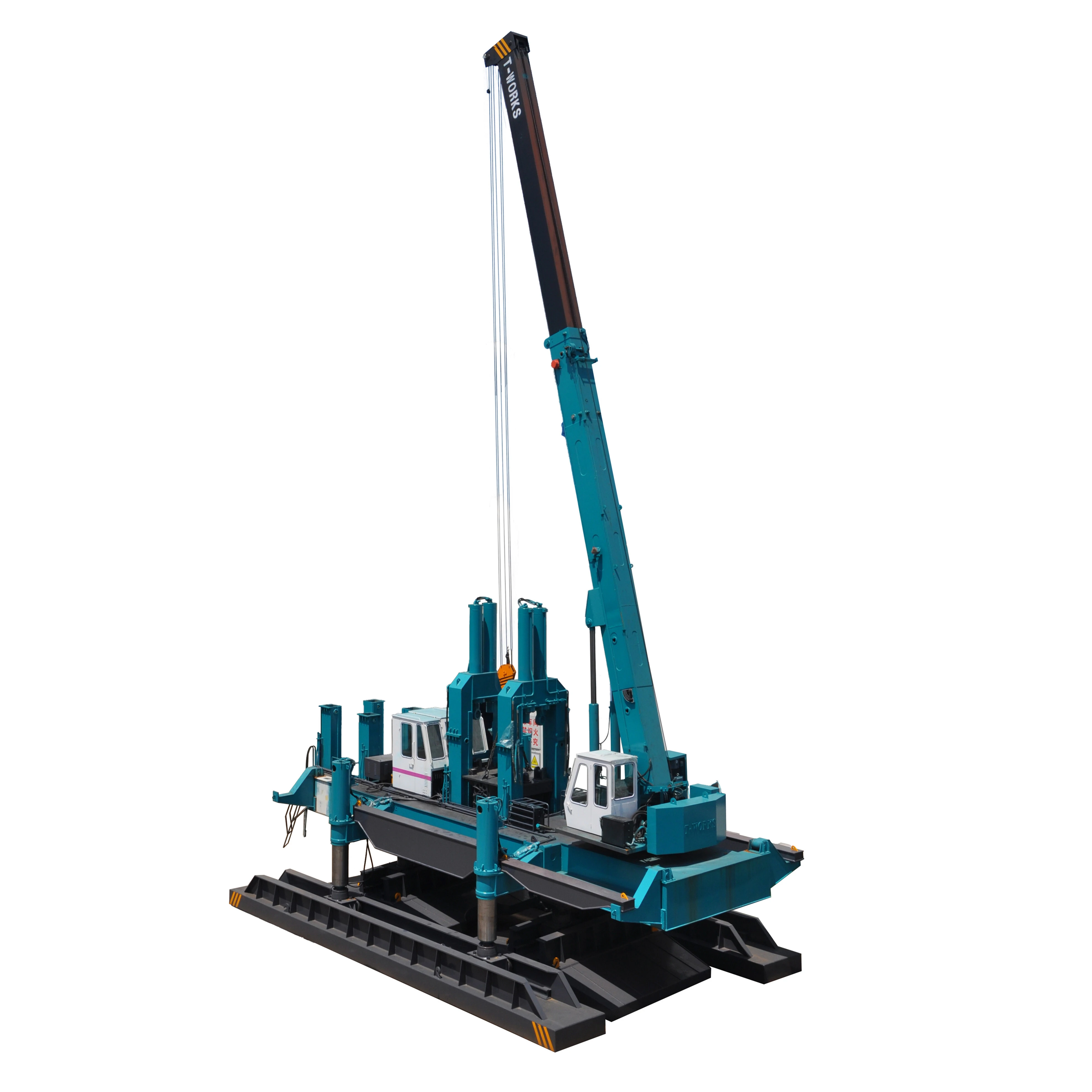 T-works - ZYC360 silent piler for piling Hydraulic Static Pile Driver 1