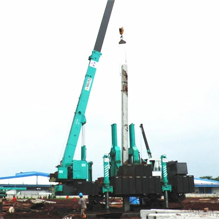 T-works - T-works concrete pile machine for PHC pile with good price for piling construction ZYC 240 Hydraulic Static Pile Driver 1