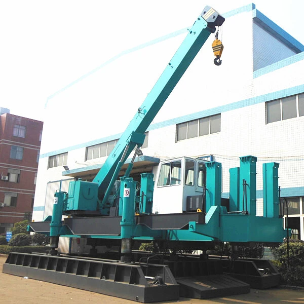 T-works - Hydraulic piling machine concrete spun pile with ZYC360 Hydraulic Static Pile Driver 1