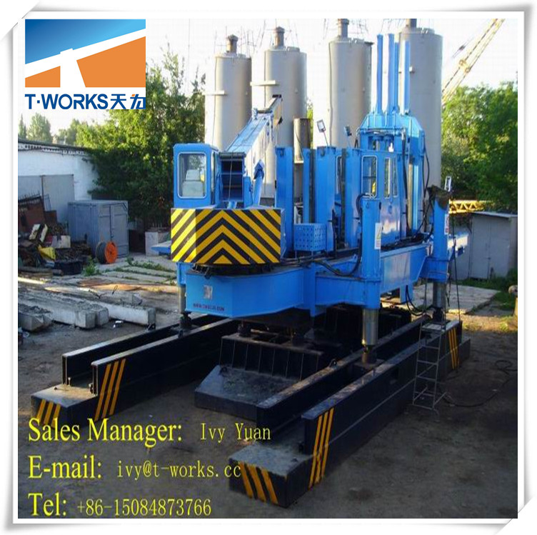 Two new  ZYC 240BS-B1 Hydraulic static pile driver to abroad for piling project 1