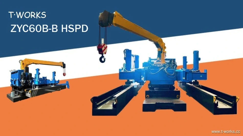 T-WORKS Lightweight Breakthrough: ZYC60 Mini Pile Driver – 600KN Power, New Era of Lightweight Construction 1