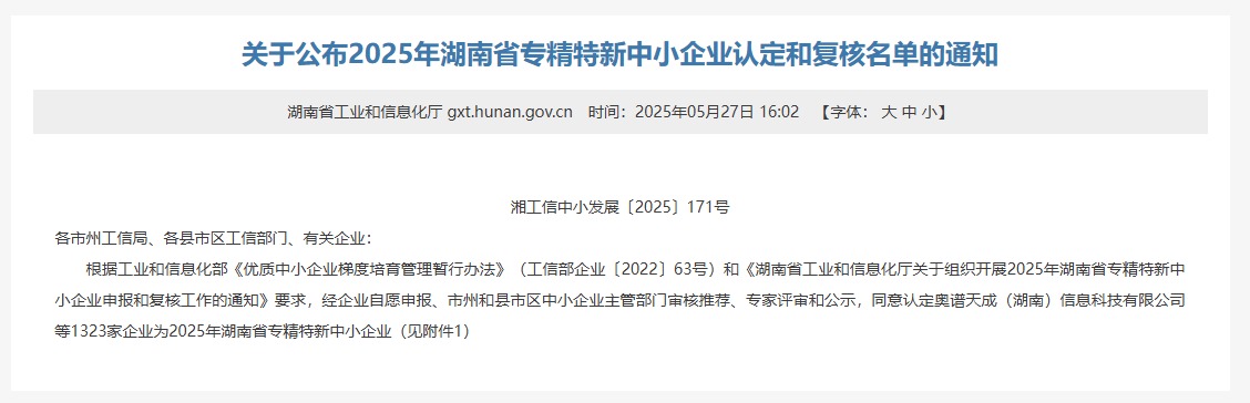 T-WORKS Re-awarded Hunan Provincial Specialized, Sophisticated, Special & New SME, Boosting Overseas Expansion 2