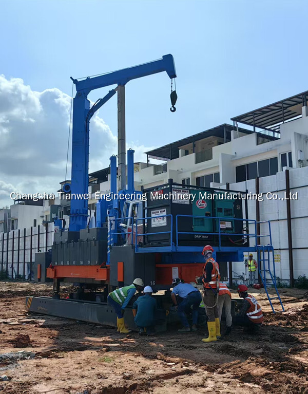T-works Hydraulic Static Pile Driver: Synergy of Environmental Protection and Efficiency 1