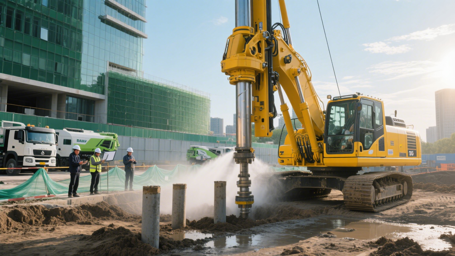 T-works Hydraulic Static Pile Driver: Synergy of Environmental Protection and Efficiency 6