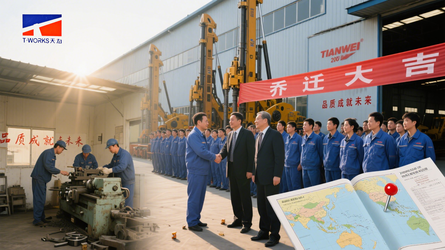 T-works : From Liuyang Industrial Park to Global Markets, A Two-Decade Legacy in Pile Machinery 1