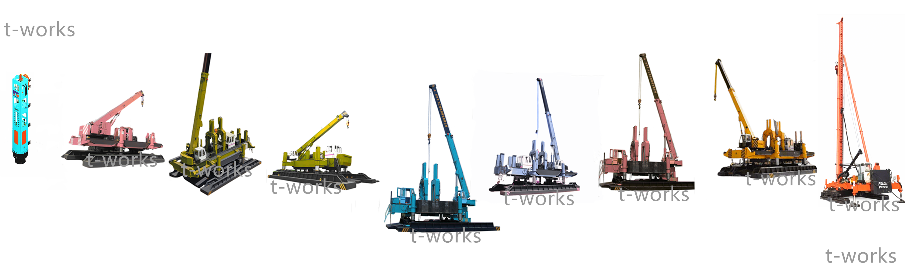 T-works | Bored Pile Drilling Rig vs Hydraulic Static Pile Drivers: Which to Choose? 3