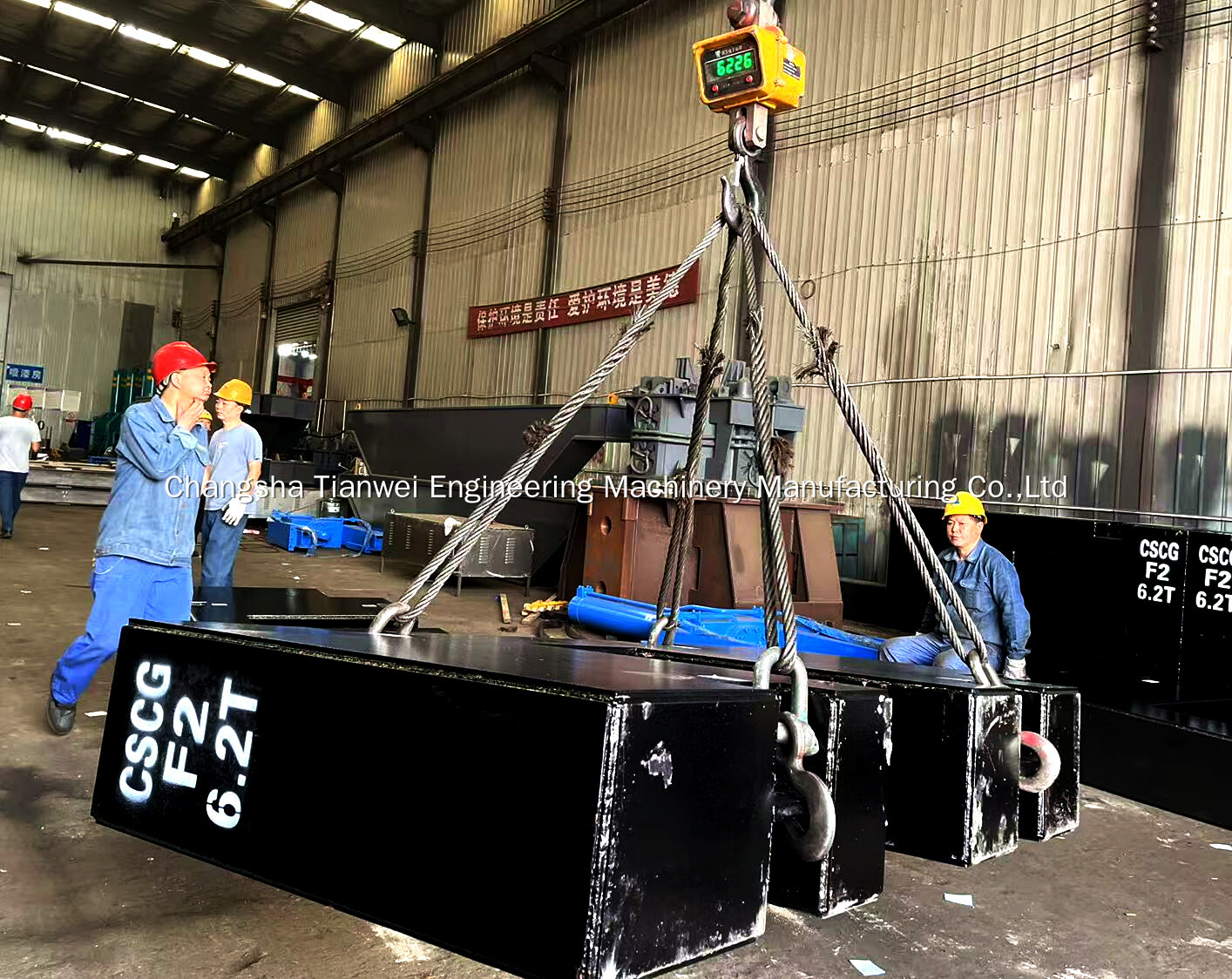 T-works Pile Driver Counterweight Process Fully Unveiled: All-Steel Quality,Steady Global Presence 4