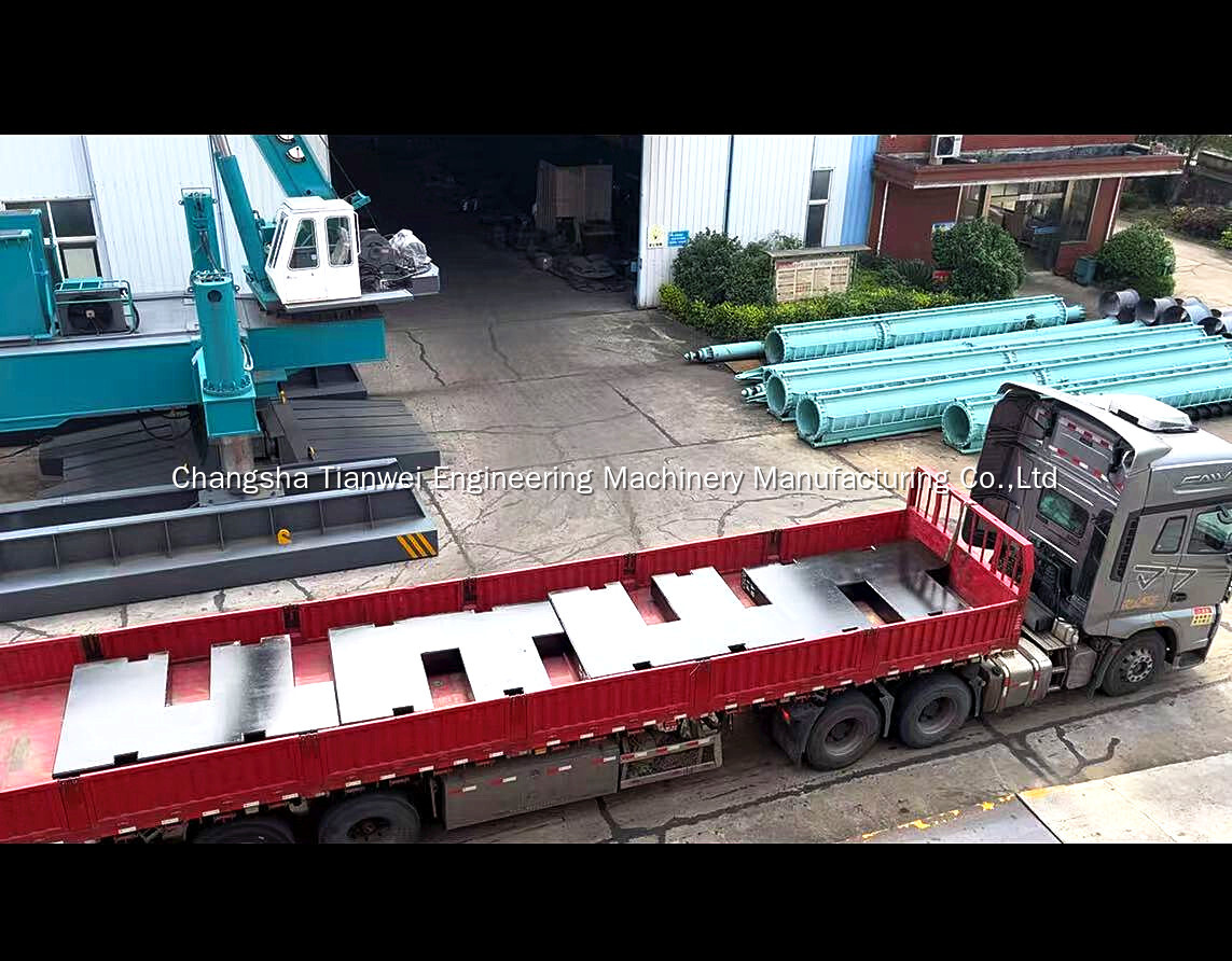 T-works Pile Driver Counterweight Process Fully Unveiled: All-Steel Quality,Steady Global Presence 8