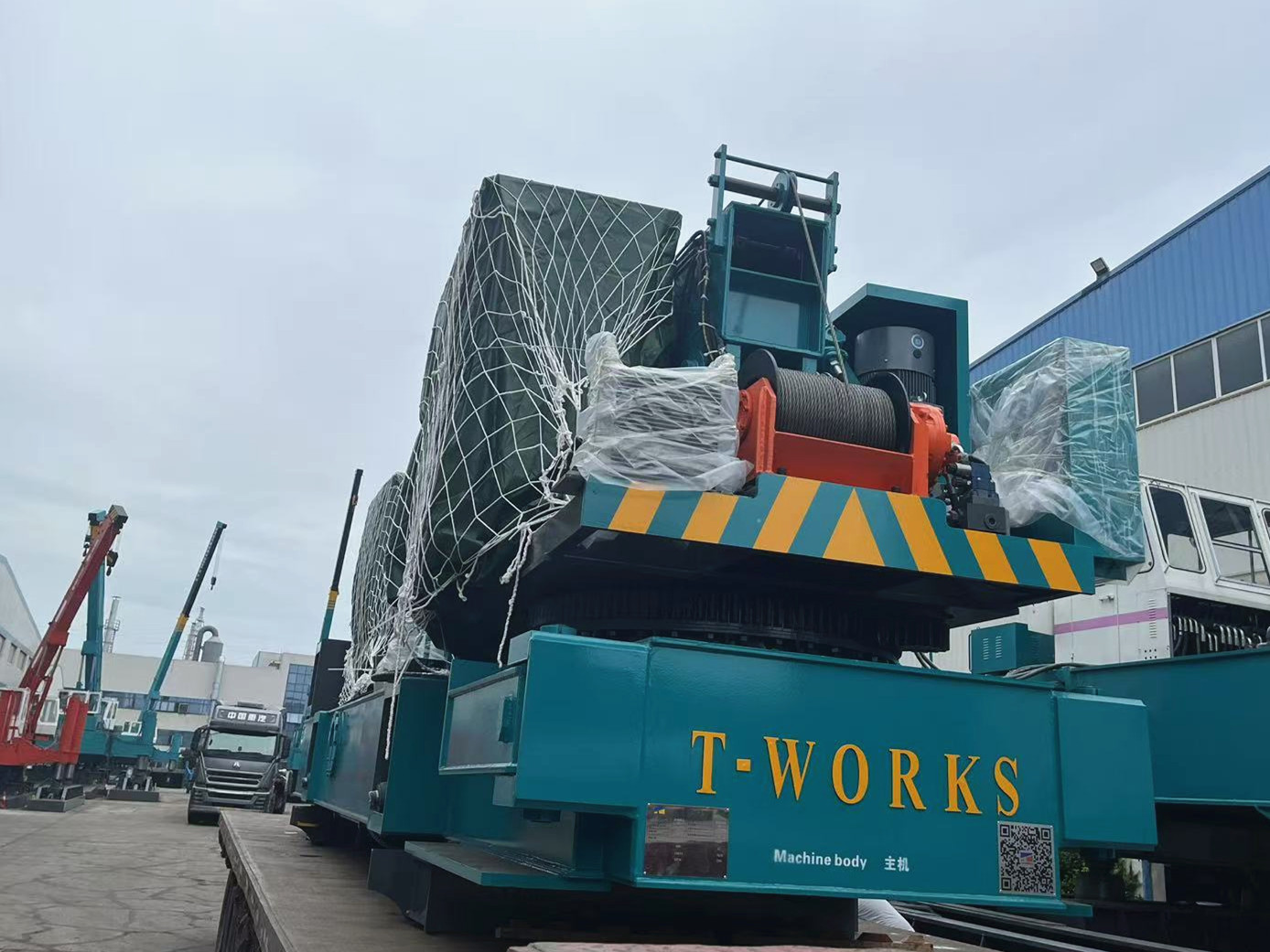 T-works Pile Driver Packaging Revolution:  3D FormulaProtection×Efficiency×Adaptation 1