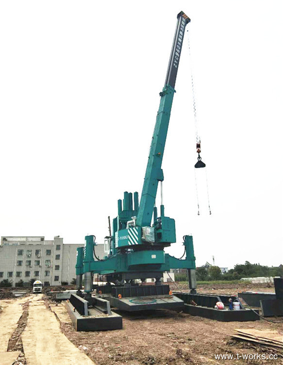 T-works Pile Driving Machinery Grand View - (2) Mighty Hammer Pile Driver vs. Hydraulic Static Pile Driver user manual 2