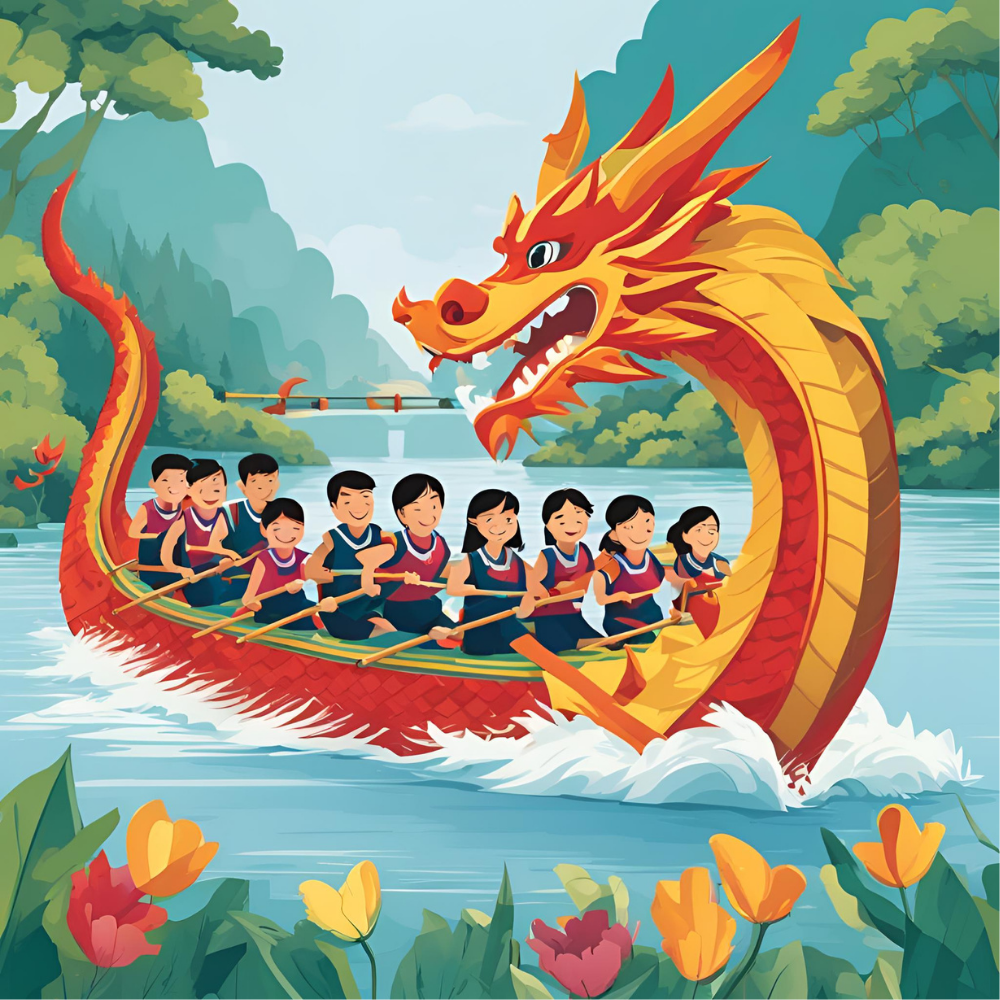 Celebrating the Dragon Boat Festival: Embracing Tradition and Unity at T·WORKS​​ 2