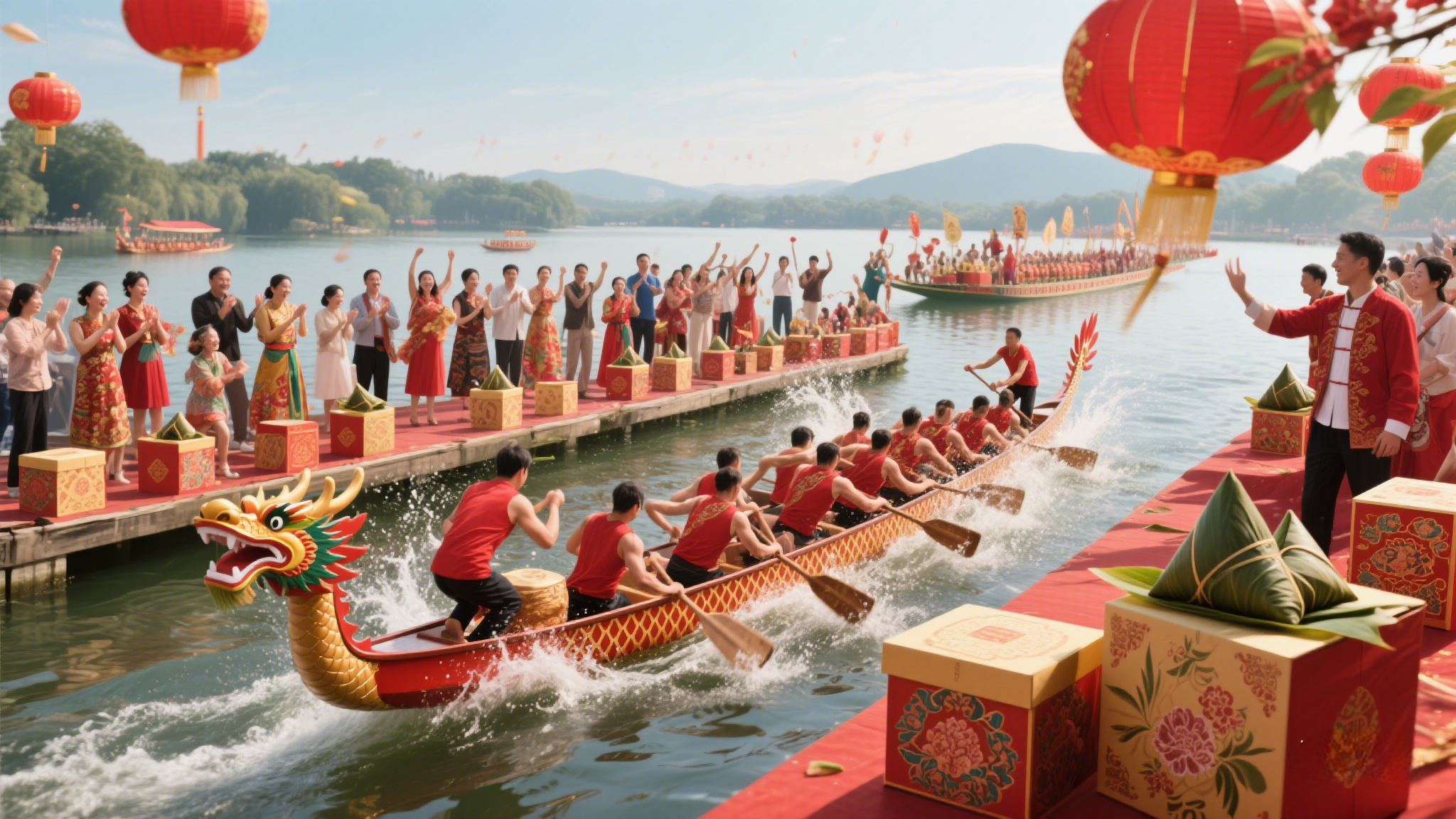 Celebrating the Dragon Boat Festival: Embracing Tradition and Unity at T·WORKS​​ 4