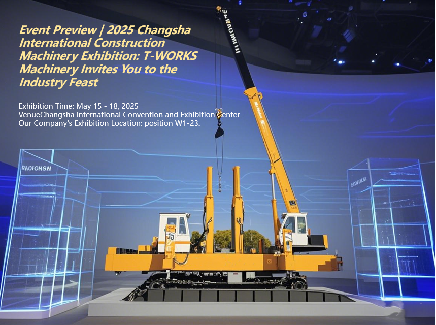 Event Preview | 2025 Changsha International Construction Machinery Exhibition: T-WORKS Machinery Invites You to the Indu 3