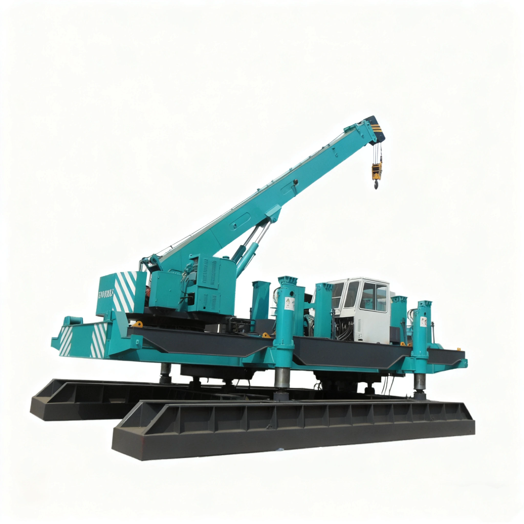Soft Soil Solution: Hydraulic Static Pile Driver Special-Shaped Precast Concrete Piles ZYC680 1