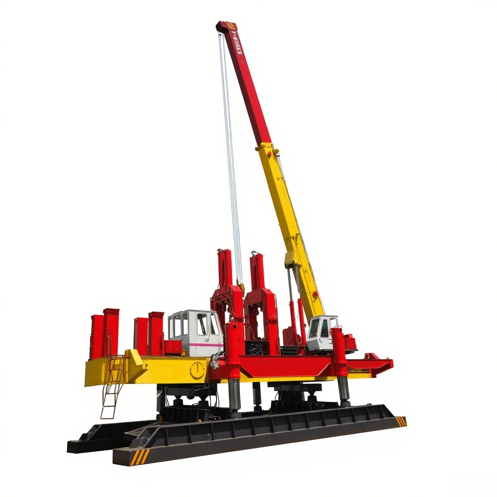 T-works - Hot sale New T-works ZYC700 ZY 600 ZYC460 electric post driver for jacking precast concrete pile Hydraulic Static Pile Driver 1