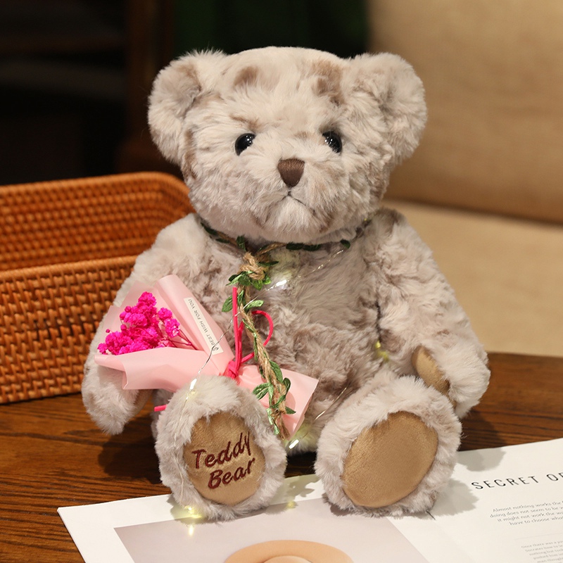 Stuffed teddy bear doctor plush stuffed cute animal toys bear for kids1 2