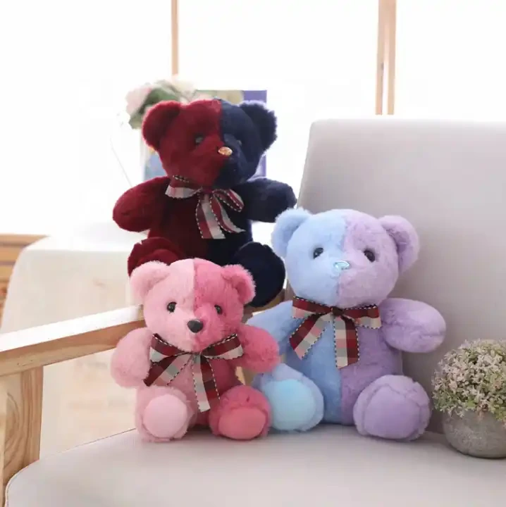 Wholesale Colorful Teddy Bear Plush Toys Stuffed Animals Plush Bear Gift 1