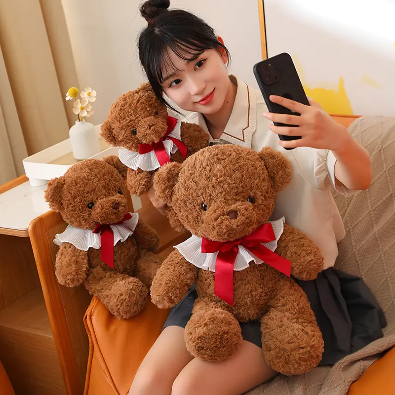 Plush stuffed cute beautiful teddy bear 4