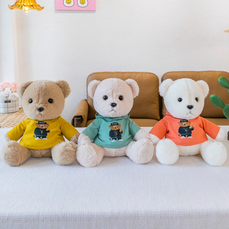 Colorful Sweater Teddy Bear Doll Stuffed Plush Toy Animal Cute Gift for Children 1