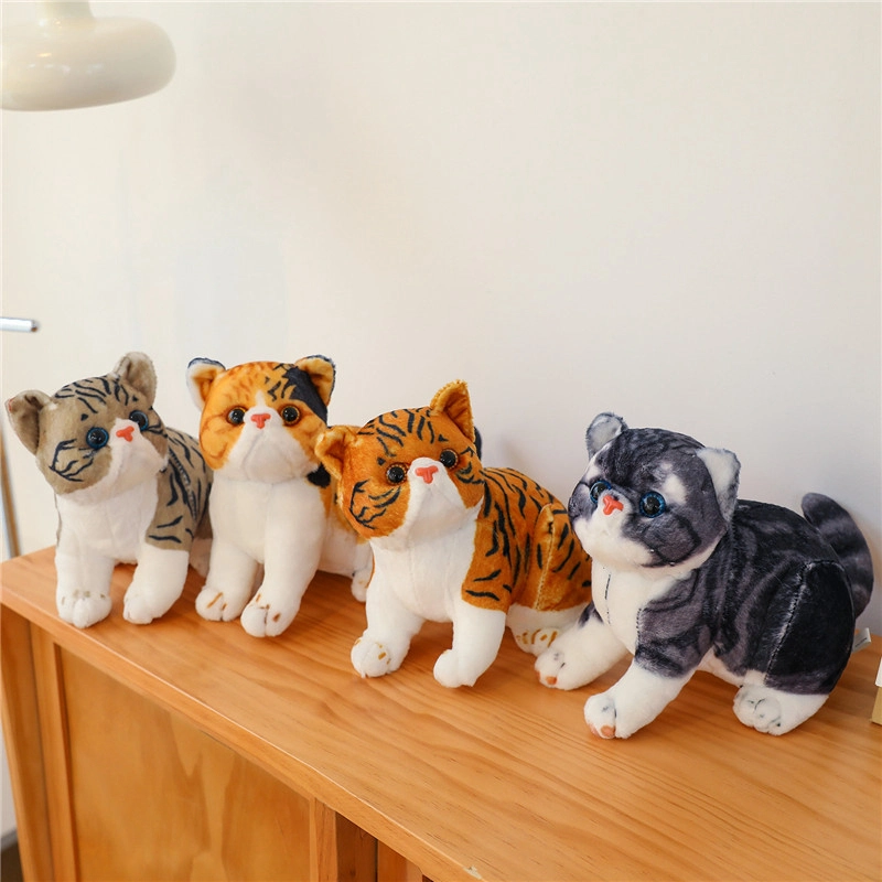 Eco friendly Custom Simulation pet cat plush doll 1