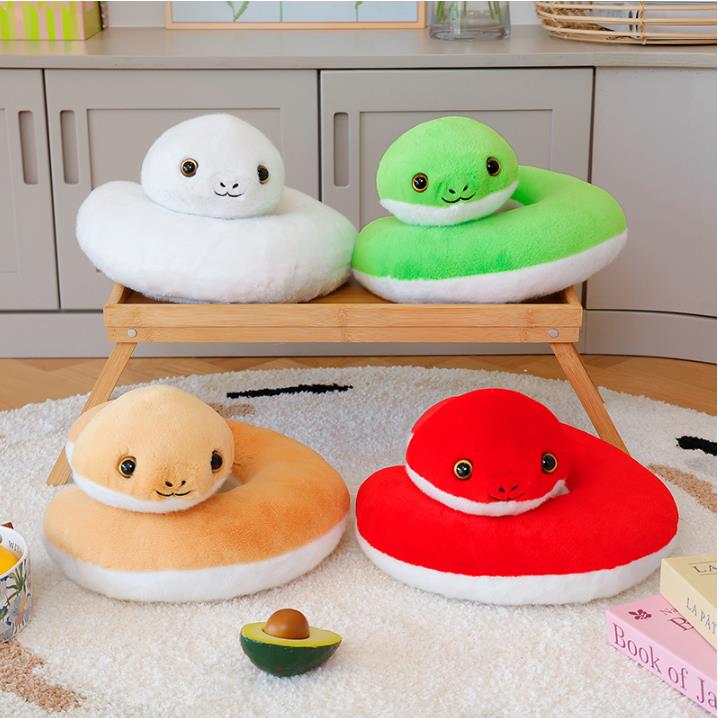 The snake Coupe Snake Stuffed Animal Super Soft Cartoon Plush Toy Snake Doll for Home Decoration 10