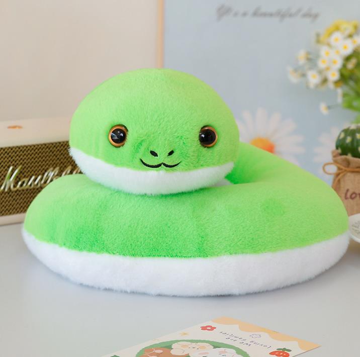 The snake Coupe Snake Stuffed Animal Super Soft Cartoon Plush Toy Snake Doll for Home Decoration 11