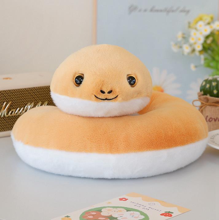 The snake Coupe Snake Stuffed Animal Super Soft Cartoon Plush Toy Snake Doll for Home Decoration 12