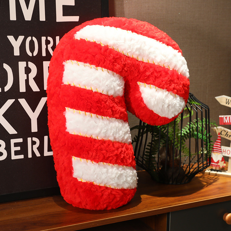 2024 Christmas Plush Cushions Santa Candy Tree Design Soft Pillow Christmas Sofa Cushion 11