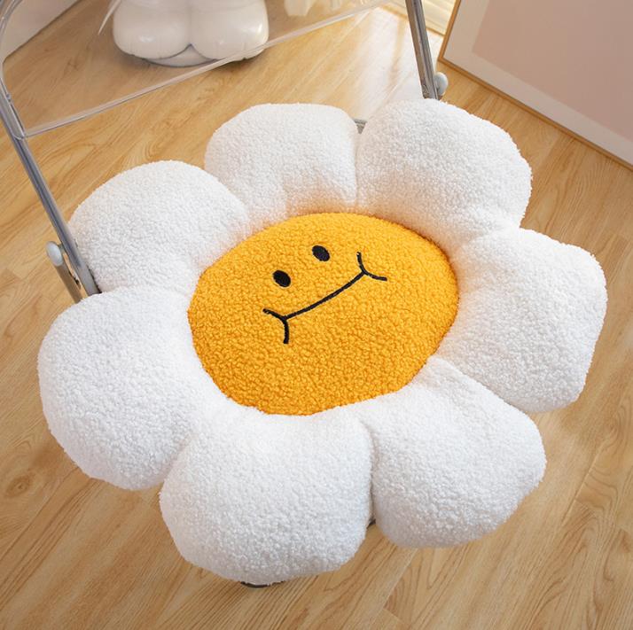 Cute Flower Chair Custom Plush Pillow Toys Christmas Home Decorations Back Cushion 8