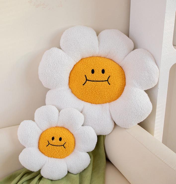 Cute Flower Chair Custom Plush Pillow Toys Christmas Home Decorations Back Cushion 13