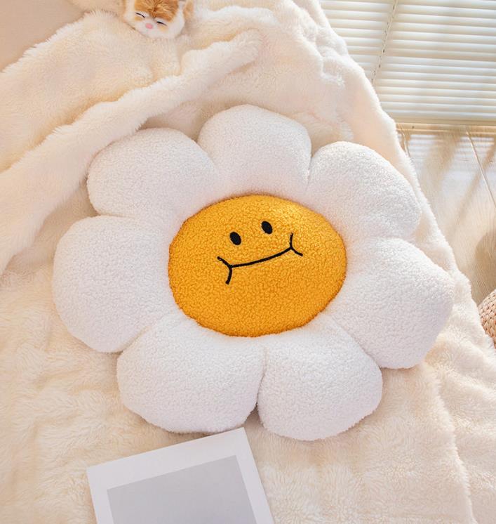 Cute Flower Chair Custom Plush Pillow Toys Christmas Home Decorations Back Cushion 12