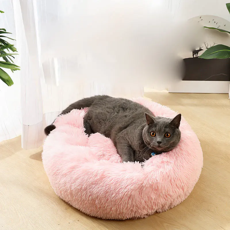 Ebay Shopify Drop Shipping via E-packet 40cm Long Plush Fur Dog Mat Super Soft Dog Pillow Bed for Cat 1