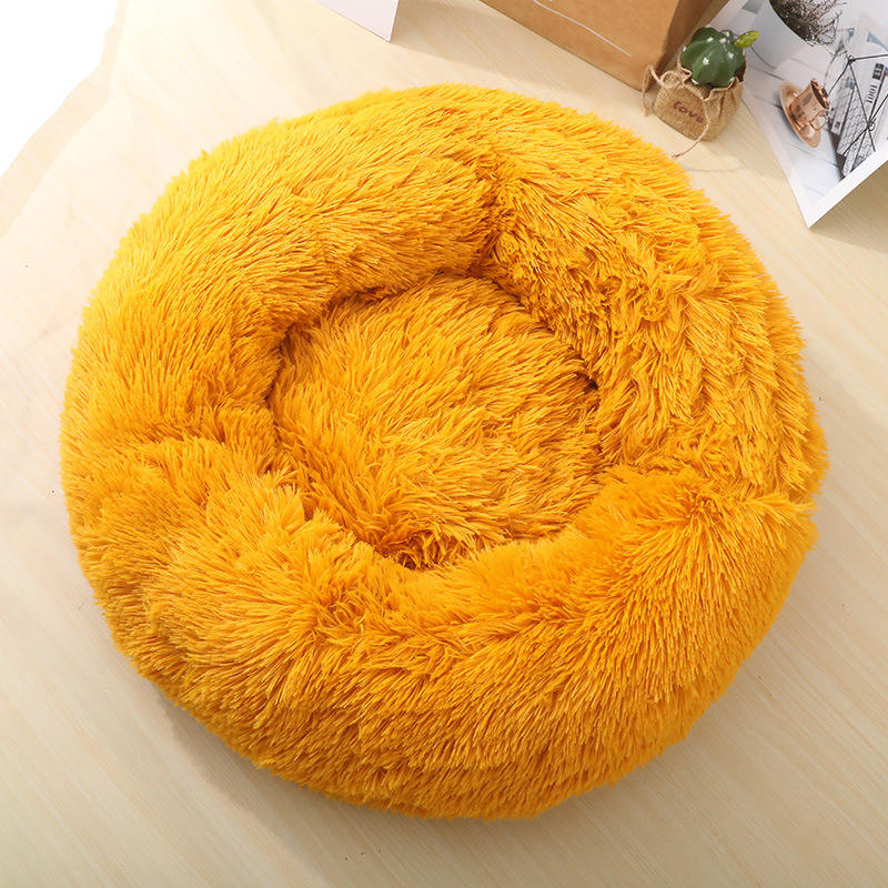 Ebay Shopify Drop Shipping via E-packet 40cm Long Plush Fur Dog Mat Super Soft Dog Pillow Bed for Cat 11