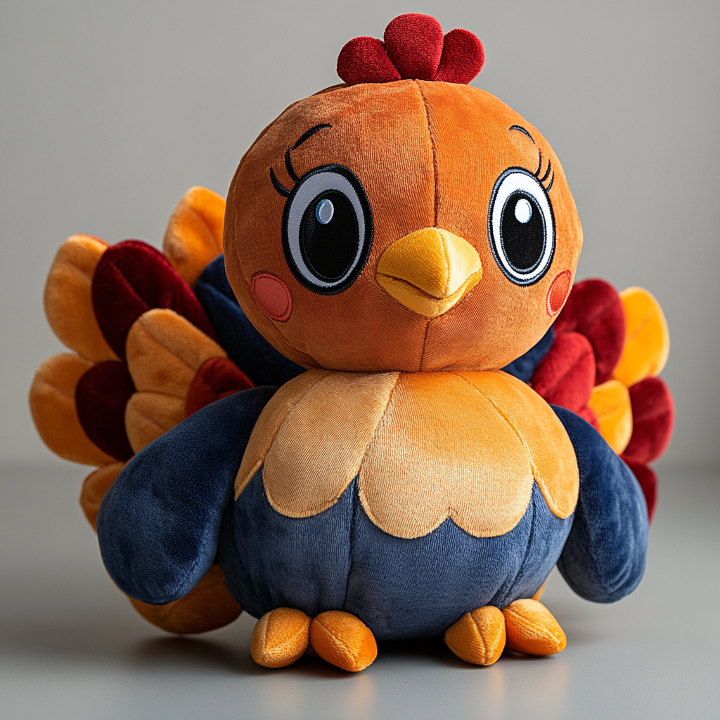 Custom And Wholesales Thanksgiving Funny Turkey Plush Stuffed Animal Toy Decor Party Favors stuffies 8