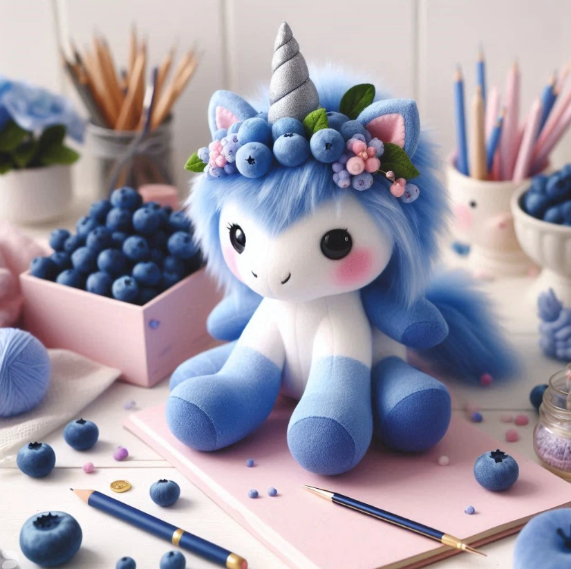 Custom stuffed plush toy custom unicorn doll keychain plush pillow with company logo embroidered 1