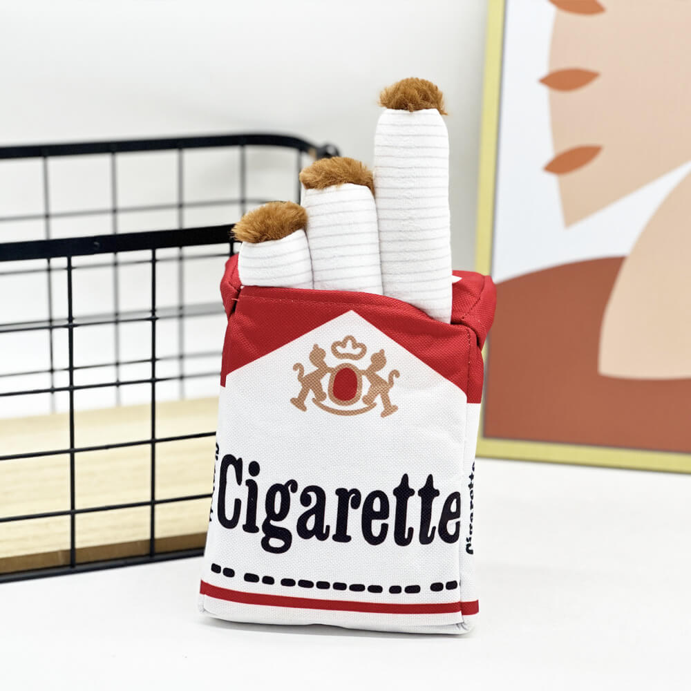 3 Packs Squeaky Simulation Cigarette Chew Toys with Box Ideal for Small Medium Dogs Pet Plushies Supplies 8