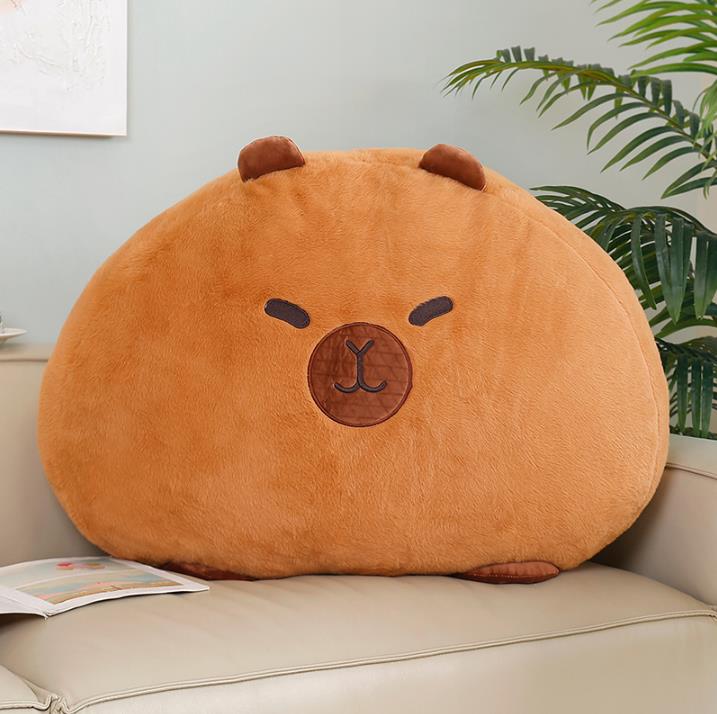 Pink Capybara Stuffed Animal Toys Pillow Plush Doll Brown Capybara Toy 12